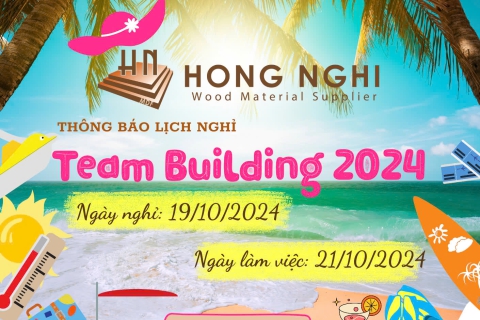 THÔNG BÁO CHƯƠNG TRÌNH TEAM BUILDING 2024